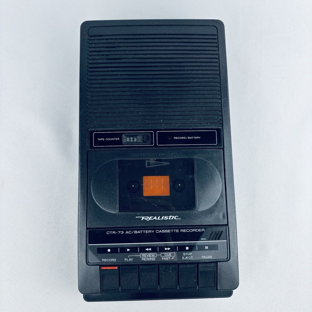 Realistic CTR-73 AC or Battery Cassette Tape Player Recorder 14-1053A - Parts